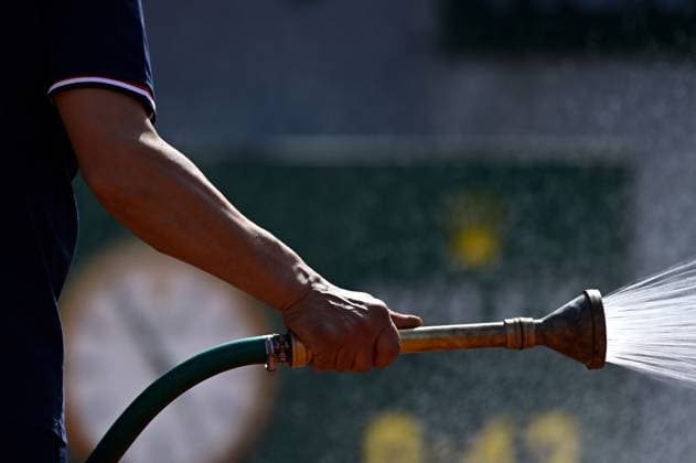 Sport Bilder des Tages Illustration arrosage TENNIS : Roland Garros 2023 - Internationaux de France - 30 05 2023 FedericoPestellini Panoramic 