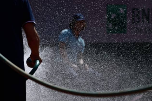 Illustration arrosage TENNIS : Roland Garros 2023 - Internationaux de France - 30 05 2023 FedericoPestellini Panoramic 