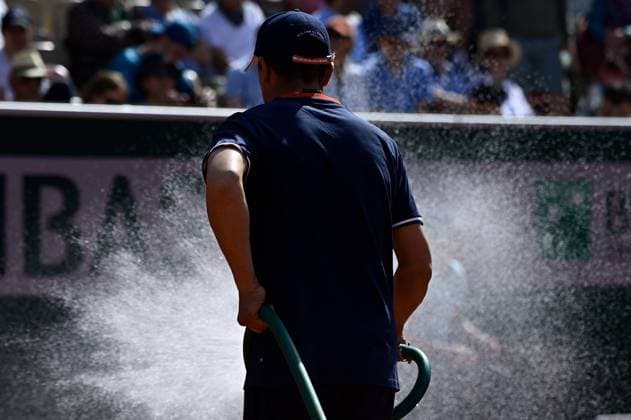 Illustration arrosage TENNIS : Roland Garros 2023 - Internationaux de France - 30 05 2023 FedericoPestellini Panoramic 