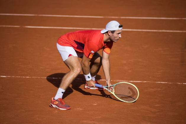TENNIS - ATP, Tennis Herren French Open 2023 PARIS,FRANCE,30.MAY.23 - TENNIS - ATP World Tour, French Open, Roland Garros, Grand Slam, doubles. Image shows Lucas Miedler (AUT).  GEPAxpictures xFrancoisxAsal