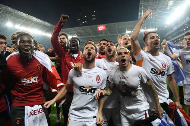 Bilder des Jahres 2023, Sport 06 Juni Bilder des Jahres 2023, Sport 06 Juni Sport Themen der Woche KW22 Sport Bilder des Tages Galatasaray players celebrate Turkish Super League 2022 - 2023 Championship title at Eryaman Stadium in Ankara, Turkey. Copyright: AbdurrahmanxAntakyali 17957491