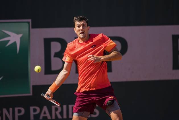 TENNIS - ATP, Tennis Herren French Open 2023 PARIS,FRANCE,31.MAY.23 - TENNIS - ATP World Tour, French Open, Roland Garros, Grand Slam. Image shows Sebastian Ofner (AUT).  GEPAxpictures xFrancoisxAsal