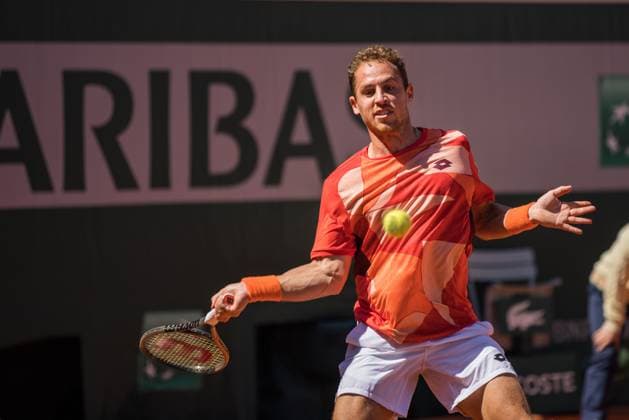 TENNIS - ATP, Tennis Herren French Open 2023 PARIS,FRANCE,31.MAY.23 - TENNIS - ATP World Tour, French Open, Roland Garros, Grand Slam. Image shows Roberto Carballes Baena (ESP).  GEPAxpictures xFrancoisxAsal