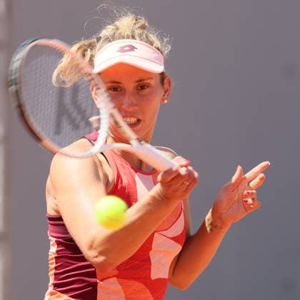 Belgian Elise Mertens pictured in action during a tennis match between Belgian Mertens and Colombian Osorio, in the second round of the women s singles at the Roland Garros French Open tennis tournament in Paris, France, Wednesday 31 May 2023. BENOITxDOPPAGNE  x68198449x