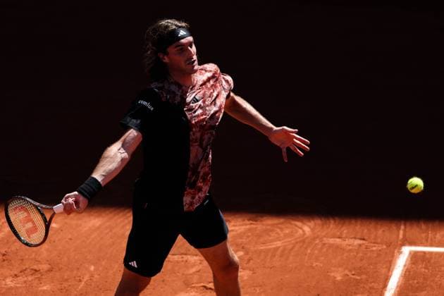 2023 French Open - Day Four Stefanos TSITSIPAS (GRE) in action during his match against Roberto CARBALLES BAENA (ESP) on Suzanne-LENGLEN court in The French Open Roland Garros 2023 tennis tournament day four. Paris France  Copyright: xIbrahimxEzzatx originalFilename:ezzat-notitle230531_npCN6.jpg