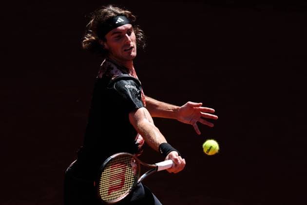 2023 French Open - Day Four Stefanos TSITSIPAS (GRE) in action during his match against Roberto CARBALLES BAENA (ESP) on Suzanne-LENGLEN court in The French Open Roland Garros 2023 tennis tournament day four. Paris France  Copyright: xIbrahimxEzzatx originalFilename:ezzat-notitle230531_npXOB.jpg