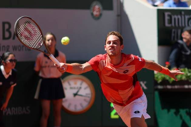 Roberto Carballes Baena during the match between Stefanos Tsitsipas and Roberto Carballes Baena at the Roland Garros 2023 tournament held in Paris, France. (Richard Callis SPP) Copyright: xRichardxCallisx xSPPx SPP_203074
