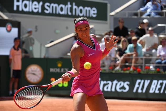 Tennis : Roland Garros 2023 - France - Caroline Garcia - France Tennis : Roland Garros 2023 - France - 31 05 23 ChrysleneCaillaud Panoramic 