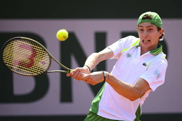 Ugo Humbert (Fra) TENNIS : Roland Garros 2023 - Paris - 31 05 2023 JBAutissier Panoramic 