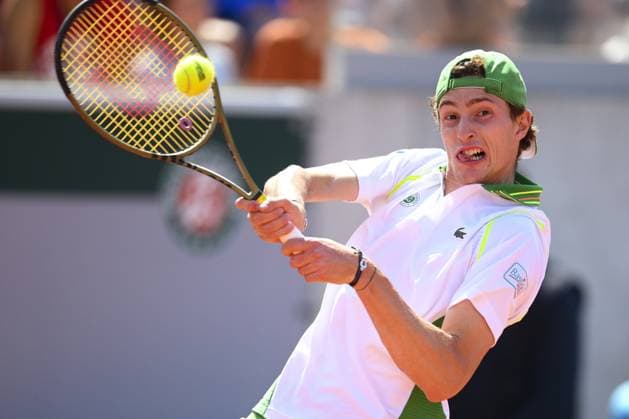 Ugo Humbert (Fra) TENNIS : Roland Garros 2023 - Paris - 31 05 2023 JBAutissier Panoramic 