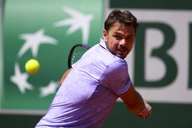 Stan Wawrinka (Sui) TENNIS : Roland Garros 2023 - Paris - 31 05 2023 JBAutissier Panoramic 