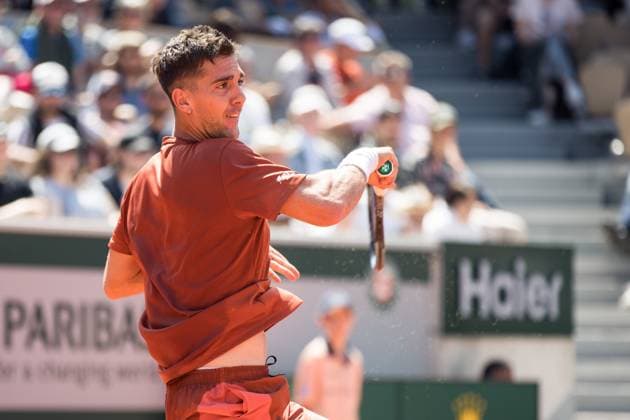 TENNIS - ATP, Tennis Herren French Open 2023 PARIS,FRANCE,31.MAY.23 - TENNIS - ATP World Tour, French Open, Roland Garros, Grand Slam. Image shows Thanasi Kokkinakis (AUS).  GEPAxpictures xFrancoisxAsal