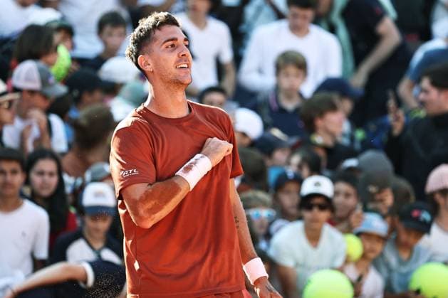 Thanasi Kokkinakis, AUS, during second round of 2023 French Open at Roland Garros, Paris, 31 05 2023