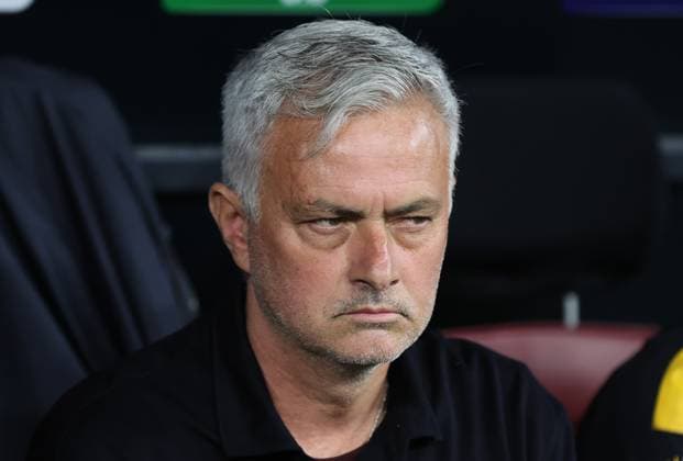 Budapest, Hungary, 31st May 2023. Jose Mourinho Manager of AS Roma looks on during the UEFA Europa League Final match at Puskas Arena, Budapest. Picture credit should read: David Klein Sportimage EDITORIAL USE ONLY. No use with unauthorised audio, video, data, fixture lists, club league logos or live services. Online in-match use limited to 120 images, no video emulation. No use in betting, games or single club league player publications. SPI-2471-0034
