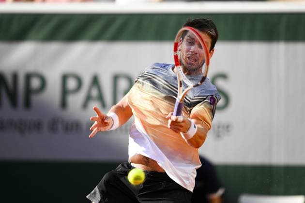 Cameron Norrie (GBR) TENNIS : Roland Garros 2023 - Paris - 31 05 2023 JBAutissier Panoramic 