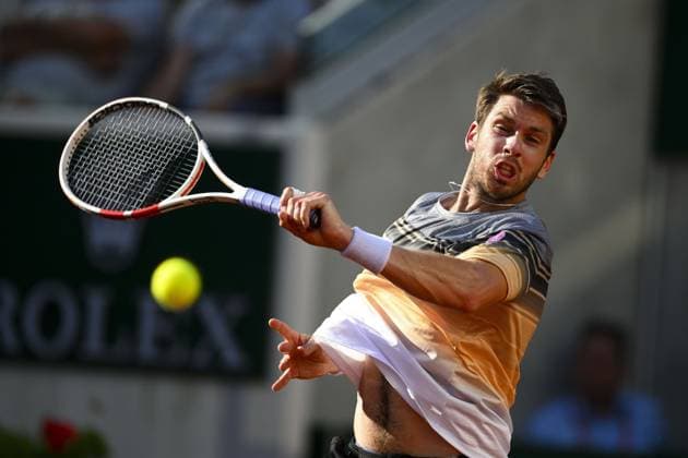 Cameron Norrie (GBR) TENNIS : Roland Garros 2023 - Paris - 31 05 2023 JBAutissier Panoramic 