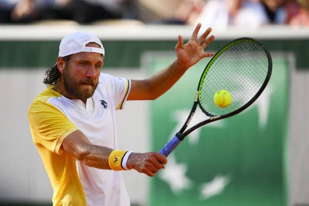 Lucas Pouille (Fra) TENNIS : Roland Garros 2023 - Paris - 31 05 2023 JBAutissier Panoramic 