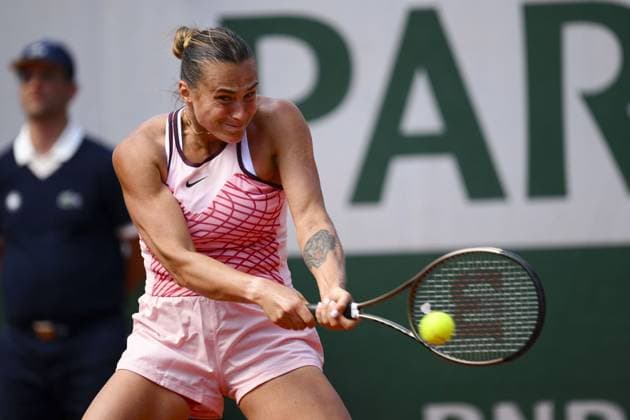 Aryna Sabalenka TENNIS : Roland Garros 2023 - Paris - 31 05 2023 JBAutissier Panoramic 