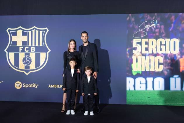 Sport Bilder des Tages May 31, 2023, Barcelona, Spain: BARCELONA, SPAIN - MAY 31: . FC Barcelona, Barca players during Sergio Busquets farewell at the Spotify Camp Nou on May 31, 2023 in Barcelona, Spain Barcelona Spain - ZUMAd159 0258460318st Copyright: xGerardxFrancox