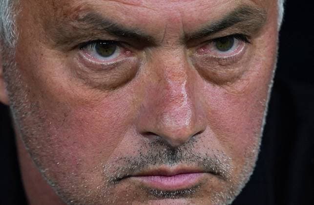 Foto Davide Spada LaPresse 31 Maggio 2023 - Budapest, Ungheria - calcio - Roma vs Siviglia - Uefa Europa League 2022 2023 Finale - Stadio Puskas Arena. Nella foto: Jose Mourinho coach of AS Roma Foto Davide Spada LaPresse May 31, 2023 Budapest, Hungary - sport, soccer - Roma vs Sevilla - Uefa Europe League Final 2022 2023 - Puskas Arena Stadium. In the pic: Jose Mourinho coach of AS Roma  Copyright: xDavidexSpada LaPressex