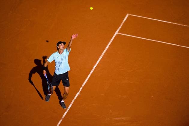 Taro Daniel (Jpn) TENNIS : Roland Garros 2023 - Paris - 31 05 2023 JBAutissier Panoramic 