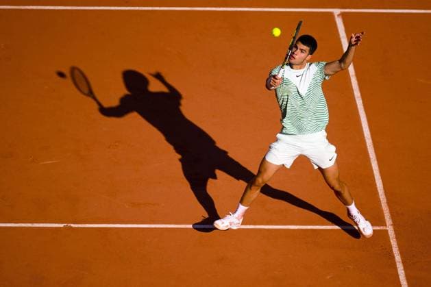 Carlos Alcaraz (Esp) TENNIS : Roland Garros 2023 - Paris - 31 05 2023 JBAutissier Panoramic 