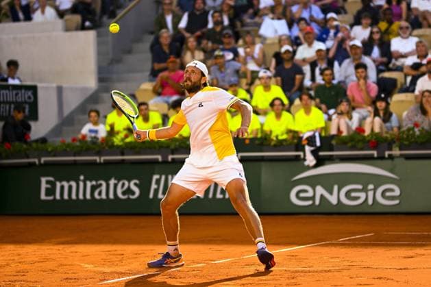 Lucas Pouille (Fra) TENNIS : Roland Garros 2023 - Paris - 31 05 2023 JBAutissier Panoramic 