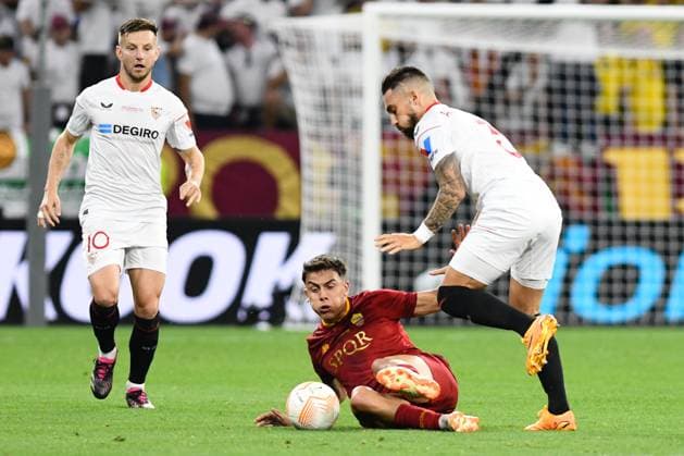 UEFA Europa League Final 2023: Sevilla vs Roma Paulo Dybala in action during UEFA Europa League Final 2023: Sevilla vs Roma, disputed on Puskas Arena, Budapest, 31 May 2023 Budapest Puskas Arena Hungary Copyright: xAncaxTepeix