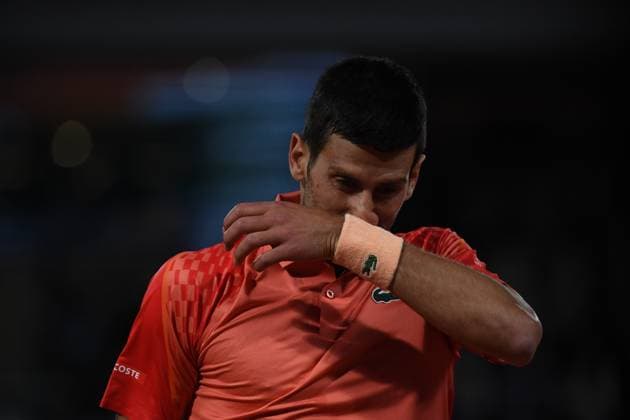 Tennis : Roland Garros 2023 - France - Novak Djokovic - Serbie Tennis : Roland Garros 2023 - France - 31 05 23 ChrysleneCaillaud Panoramic 