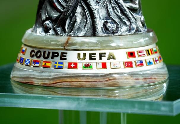 Foto Davide Spada LaPresse 31 Maggio 2023 - Budapest, Ungheria - calcio - Roma vs Siviglia - Uefa Europa League 2022 2023 Finale - Stadio Puskas Arena. Nella foto: il Trofeo Foto Davide Spada LaPresse May 31, 2023 Budapest, Hungary - sport, soccer - Roma vs Sevilla - Uefa Europe League Final 2022 2023 - Puskas Arena Stadium. In the pic: the Trophy  Copyright: xDavidexSpada LaPressex