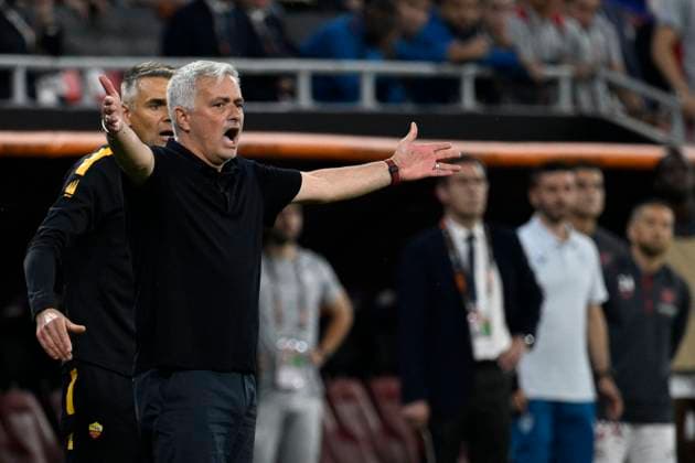 IPP20230531 Football - soccer: UEFA Europa League 2022 2023, Final, Sevilla FC - A.S. Roma, Jose Mourinho allenatore della Roma (Verwendung nur in Deutschland - GERMANY ONLY) *** IPP20230531 Football soccer UEFA Europa League 2022 2023, Final, Sevilla FC A S Roma, Jose Mourinho allenatore della Roma Use only in Germany GERMANY ONLY 