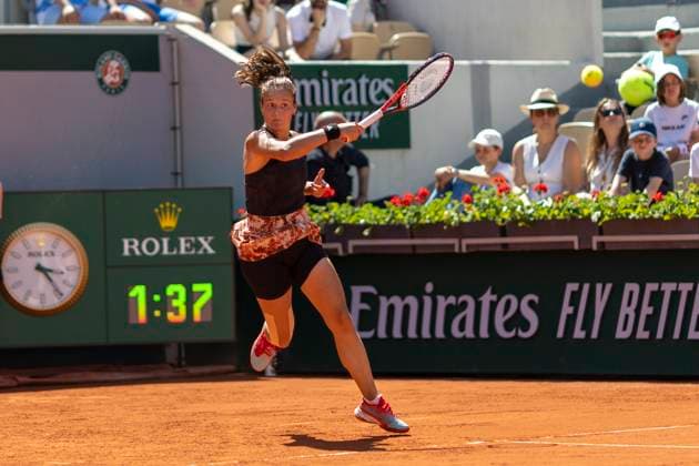 Roland Garros 2023 PARIS, IF - 31.05.2023: ROLAND GARROS 2023 - Markéta Vondrou?ová during the Roland Garros 2023 tournament held in Paris, France. (Photo: Richard Callis Fotoarena) x2382484x  RichardxCallis