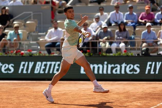 Roland Garros 2023 PARIS, IF - 31.05.2023: ROLAND GARROS 2023 - Carlos Alcaraz during the Roland Garros 2023 tournament held in Paris, France. (Photo: Richard Callis Fotoarena) x2382509x  RichardxCallis