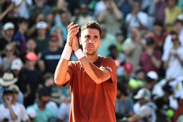 Thanasi Kokkinakis, AUS, during second round of 2023 French Open at Roland Garros, Paris, 31 05 2023