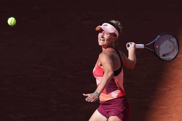 Iryna Shymanovich, BLR, during second round of 2023 French Open at Roland Garros, Paris, 31 05 2023