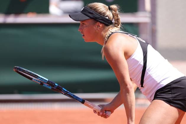 Yulia Putintseva, KAZ, during second round of 2023 French Open at Roland Garros, Paris, 31 05 2023