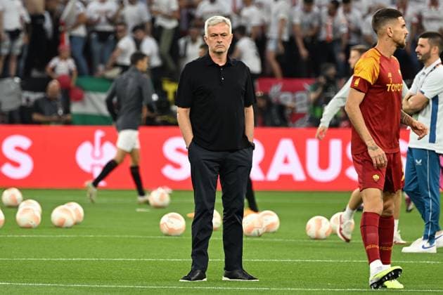 Jose Mourinho Coach (Roma) during the UEFAEuropa League Final match between Sevilla 5-2 (d.c.r.) Roma at Puskas Arena on May 31, 2023 in Budapest, Hungary. Noxthirdxpartyxsales  (220128948)