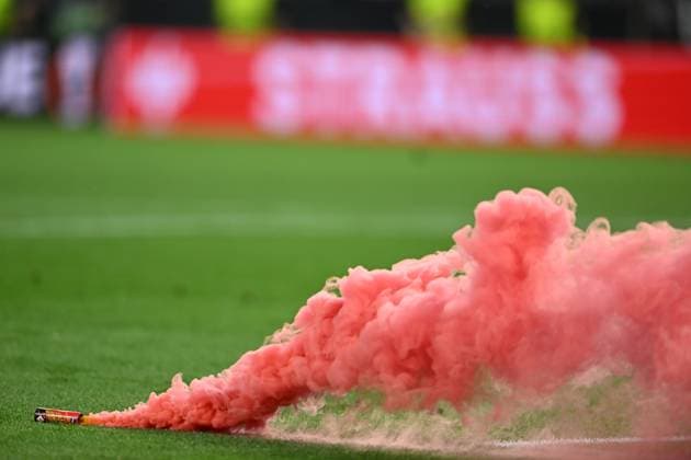 Sport Bilder des Tages Fans during the UEFAEuropa League Final match between Sevilla 5-2 (d.c.r.) Roma at Puskas Arena on May 31, 2023 in Budapest, Hungary. Noxthirdxpartyxsales  (220129196)