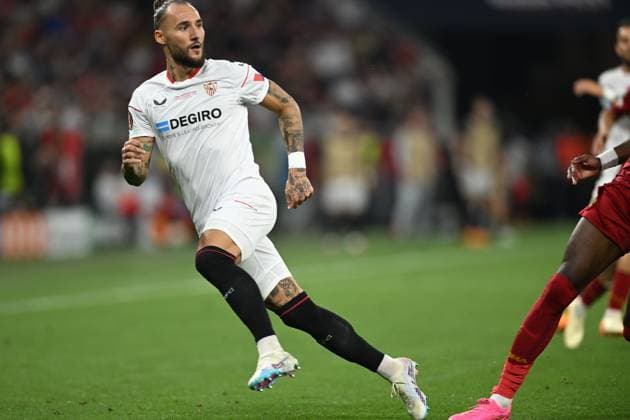 Nemanja Gudelj (Sevilla FC) during the UEFAEuropa League Final match between Sevilla 5-2 (d.c.r.) Roma at Puskas Arena on May 31, 2023 in Budapest, Hungary. Noxthirdxpartyxsales  (220129270)