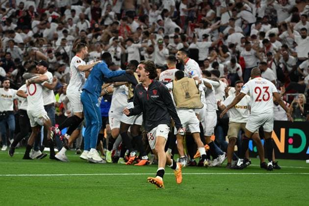 Bryan Gil (Sevilla FC) during the UEFAEuropa League Final match between Sevilla 5-2 (d.c.r.) Roma at Puskas Arena on May 31, 2023 in Budapest, Hungary. Noxthirdxpartyxsales  (220130008)