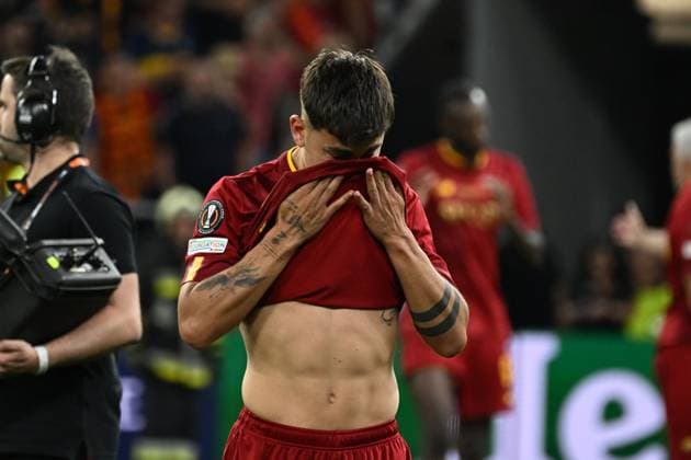 Paulo Dybala (Roma) during the UEFAEuropa League Final match between Sevilla 5-2 (d.c.r.) Roma at Puskas Arena on May 31, 2023 in Budapest, Hungary. Noxthirdxpartyxsales  (220130205)