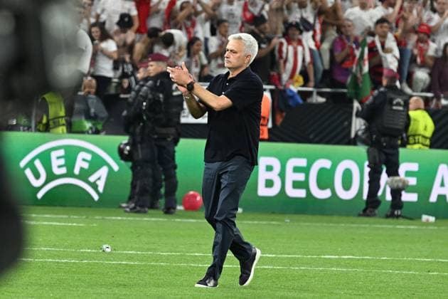 Jose Mourinho Coach (Roma) during the UEFAEuropa League Final match between Sevilla 5-2 (d.c.r.) Roma at Puskas Arena on May 31, 2023 in Budapest, Hungary. Noxthirdxpartyxsales  (220130224)