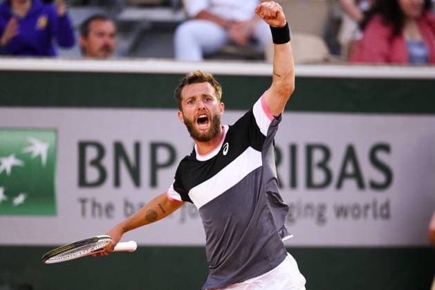 Corentin Moutet (Fra) TENNIS : Roland Garros 2023 - Paris - 31 05 2023 JBAutissier Panoramic 