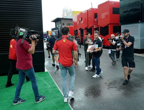 Formula 1 AWS Grand Prix of Spain 2023 01 06 2023, Circuit de Catalunya, Barcelona, Formula 1 AWS Grand Prix of Spain 2023 , in picture Charles Leclerc MCO , Scuderia Ferrari nordphotoxGmbHx xBratic nph00250