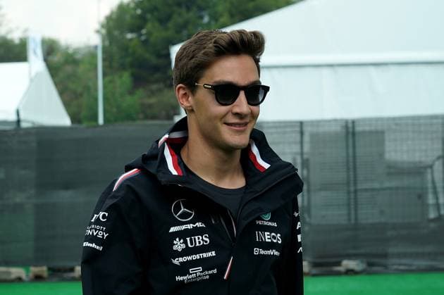 Formula 1 AWS Grand Prix of Spain 2023 01 06 2023, Circuit de Catalunya, Barcelona, Formula 1 AWS Grand Prix of Spain 2023 , in picture George Russell GBR , Mercedes AMG Petronas Formula One Team nordphotoxGmbHx xBratic nph00250