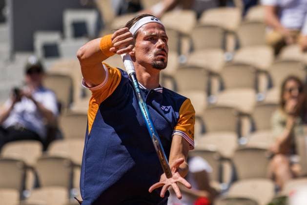 TENNIS - ATP, Tennis Herren French Open 2023 PARIS,FRANCE,01.JUN.23 - TENNIS - ATP World Tour, French Open, Roland Garros, Grand Slam. Image shows Daniel Altmaier (DEU).  GEPAxpictures