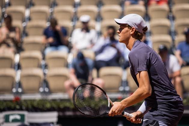 TENNIS - ATP, Tennis Herren French Open 2023 PARIS,FRANCE,01.JUN.23 - TENNIS - ATP World Tour, French Open, Roland Garros, Grand Slam. Image shows Jannick Sinner (ITA).  GEPAxpictures