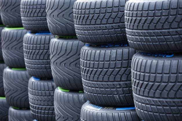 Full Wet and Intermedium Pirelli tyres, pneus, tyre, pneu, during the Formula 1 AWS Gran Premio de Espana 2023, 7th round of the 2023 Formula One World Championship, WM, Weltmeisterschaft from June 2 to 4, 2023 on the Circuit de Barcelona-Catalunya, in Montmelo, Spain - F1 - SPANISH GRAND PRIX 2023 DPPI Panoramic 00123014__R3_4880