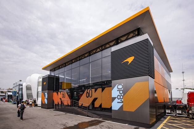 McLaren F1 Team, ambiance Hospitality during the Formula 1 AWS Gran Premio de Espana 2023, 7th round of the 2023 Formula One World Championship, WM, Weltmeisterschaft from June 2 to 4, 2023 on the Circuit de Barcelona-Catalunya, in Montmelo, Spain - F1 - SPANISH GRAND PRIX 2023 DPPI Panoramic  00123014__R5_6272