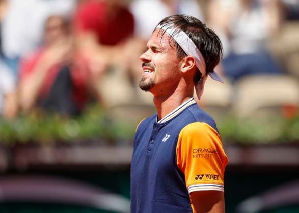 Daniel Altmaier GER reacts angry,anger,disappointed,disappointment,emotion Copyright: xJuergenxHasenkopfx